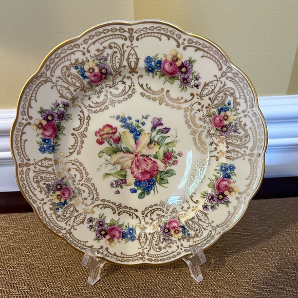 Mid-Century Royal Bayreuth Salad or Dessert Plate, Set of 3 - Picture 6 of 16